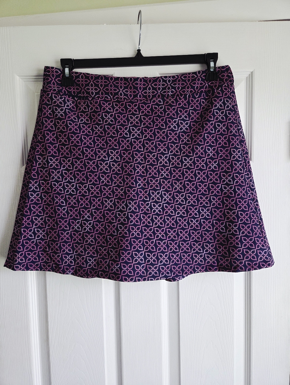 Croft & Barrow ✨️ Purple Patterned Athletic Women's Skirt Size M